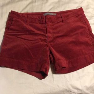 Suede shorts